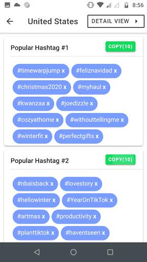 TikGrow : Hashtags, Captions, Fans for TikTok screenshot 3