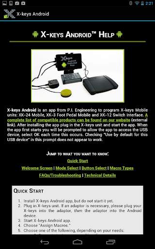 X-keys Android screenshot 6
