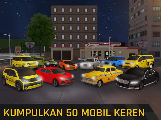 Permainan Mobil Taxi Kota 3d Simulator 2021 screenshot 14