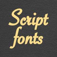 Script Fonts for FlipFont أيقونة