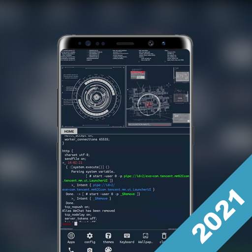 2021 New Launcher - Hacker Style Theme 4.6.4