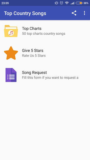 Top Country Songs screenshot 1