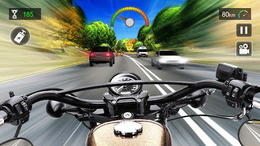Heavy Bike Simulator 3d: Highway Bike Racing Games screenshot 4