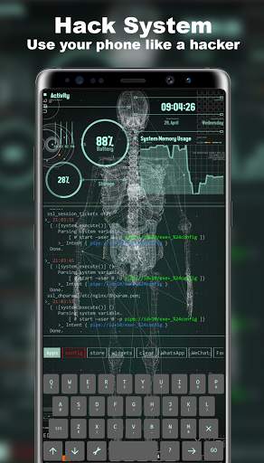 Hack System - Hacker Launcher screenshot 1