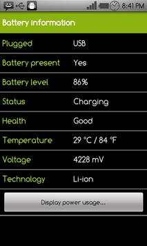 Battery Power Widget 3 تصوير الشاشة