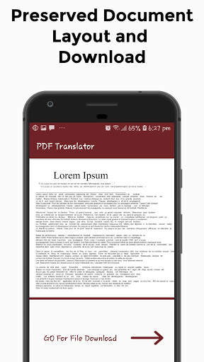 PDF Document Translator - Free स्क्रीनशॉट 4