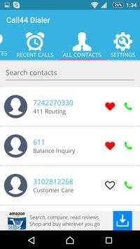 Call44 Dialer screenshot 3