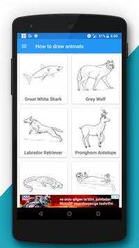 Free Drawing Tutorials - Animals (1st Edition) screenshot 4