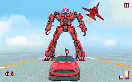 Air Jet Robot Car Transform Bike War screenshot 1