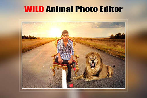 Wild Animal Photo Editor : Frame, Sticker, Effect screenshot 2