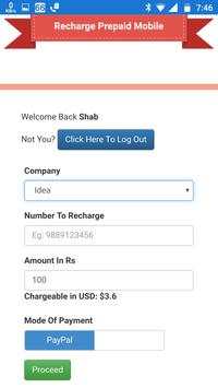 Easy Recharge Online - Paypal screenshot 5