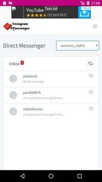 Instagram Messenger - Multiple Accounts Messenger screenshot 7