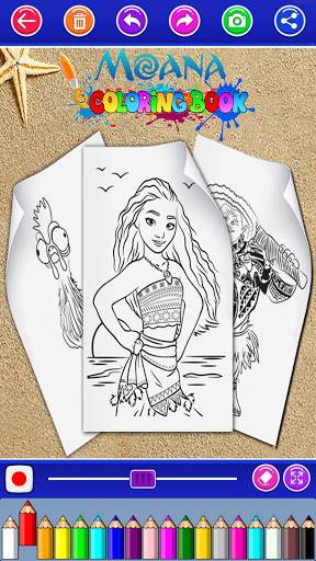 mona coloring the island princess screenshot 6