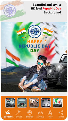 26 January Photo Editor – Republic Day screenshot 1