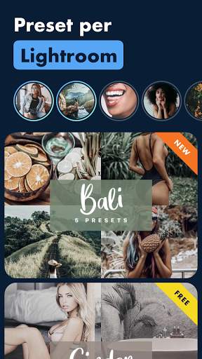 Presets gratis per Lightroom Mobile - LR & CC screenshot 1