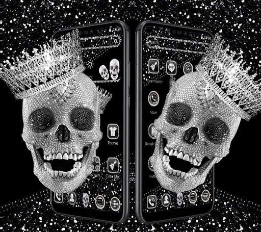 Diamond Skull Launcher Theme💎 screenshot 3