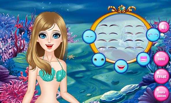 Mermaid spa games for girls screenshot 5