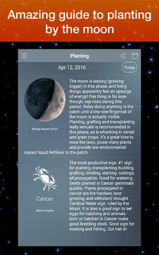 Moon Phase Calendar Zodiac screenshot 9