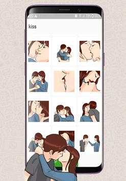 Love Romance Sticker for WhatsApp - Kiss and Hugs screenshot 3