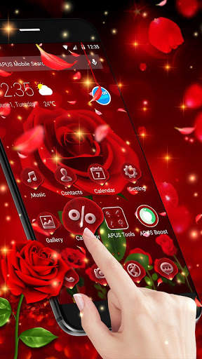 APUS Launcher Rose Theme screenshot 2