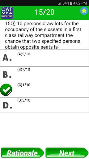 CAT MBA Entrance Exam screenshot 4