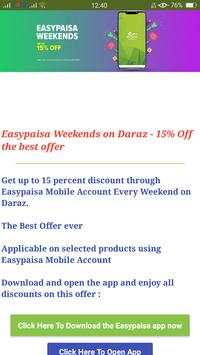 Easypaisa Daily Offers & Discounts - 2019 screenshot 6
