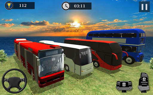 Uphill Off Road Bus Driving Simulator - Bus Games screenshot 4