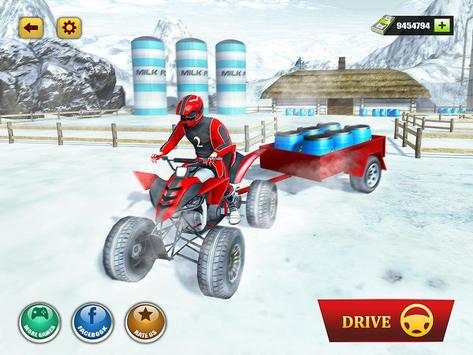 Consegna in quadriciclo fuoristrada: ATV Rider Sim screenshot 10