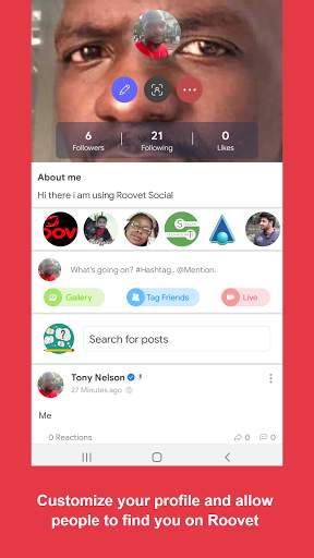 Roovet Social screenshot 1