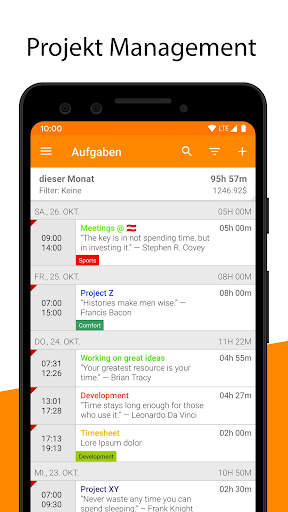 Timesheet - Zeiterfassung screenshot 2