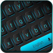Blue Light Black keyboard icon