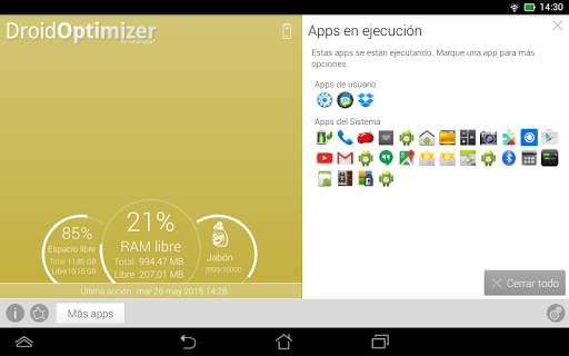 Droid Optimizador screenshot 10