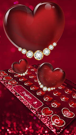 Red Wine Jewelry Keyboard screenshot 1