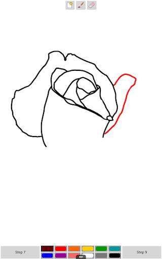How to Draw A Rose Free screenshot 1