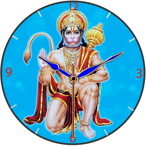 Hanuman Clock Live Wallpaper icon