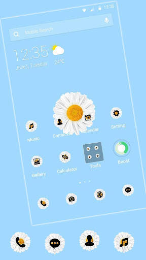 Daisy APUS Launcher Theme screenshot 1