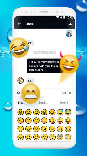Water Drops Keyboard Theme screenshot 3