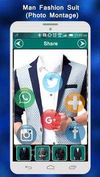 Men Casual Shirt Suit Photo screenshot 5