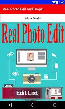 Real Photo Edit And Grapic screenshot 1