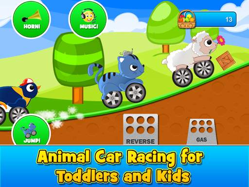 Animal Cars Kids Racing Game screenshot 6