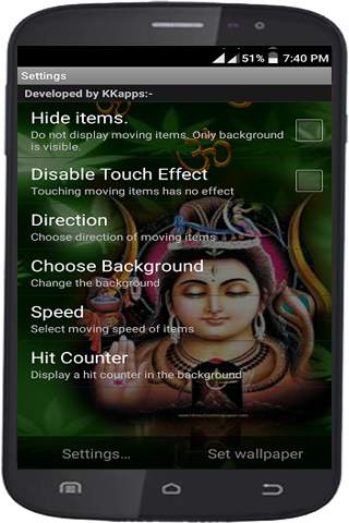 Shiv Live Wallpaper 3D screenshot 3