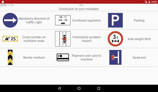 Norwegian Traffic Signs screenshot 8