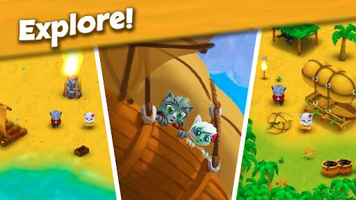 Cat Stories: Fluffy Travelers (Match 3 Adventure) screenshot 5