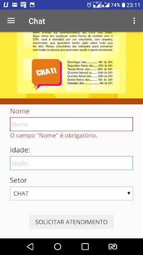 Auxilio a Depressao screenshot 3