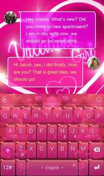 TouchPal Magic Love Girl Theme screenshot 2