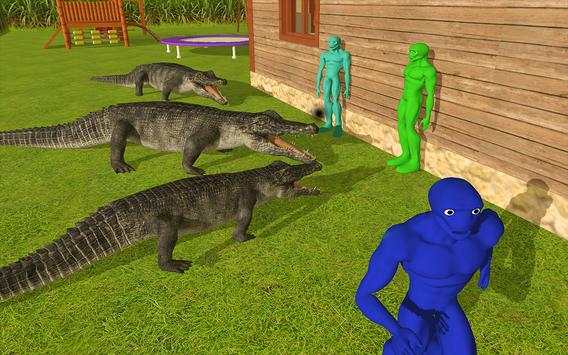 Scary Green Alien - Angry Spooky Grandpa Friends screenshot 2