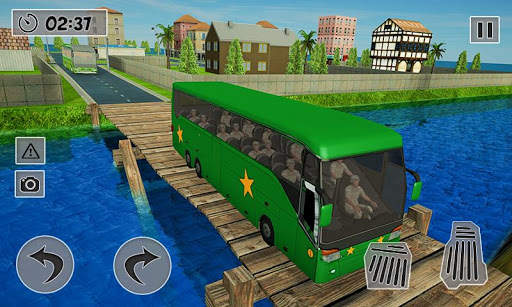 Military Bus Coach Driver: New Driving Simulator screenshot 4