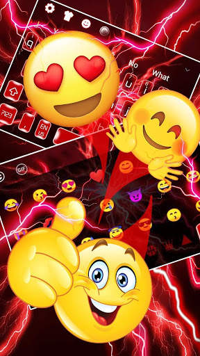 Red Lightning Keyboard screenshot 3