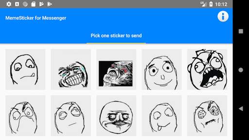 Meme Sticker for Messenger screenshot 1