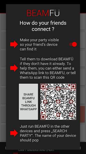 BeamFU - Music and Video Player Party DJ 3 تصوير الشاشة